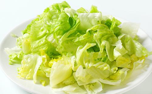 Disassembled Salad on a Dish