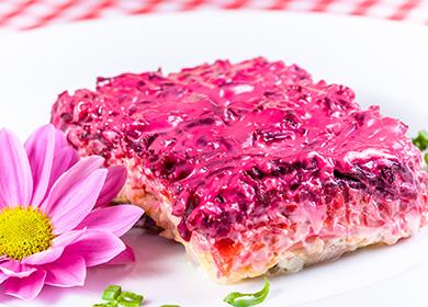 Salad Herring under a fur coat