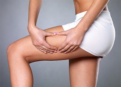 Perfect skin on the legs