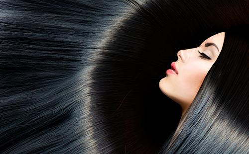 Beautiful black hair