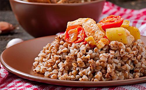 Buckwheat with meat