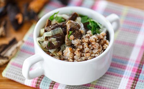 Buckwheat with mushrooms