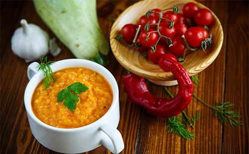 Adjika from zucchini