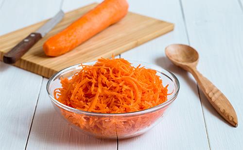 Grated carrots