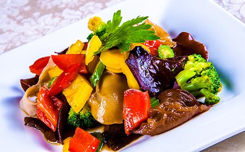 Bright vegetable stew