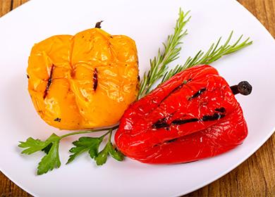 Baked pepper