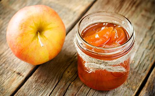 Apple jam Ranet in a jar