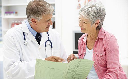 The doctor advises the patient