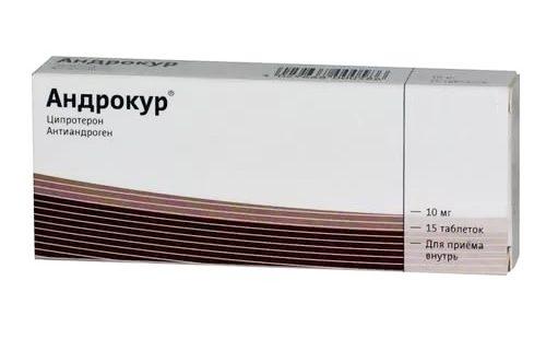 Androcurum pills in box