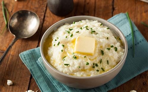 Porridge with butter