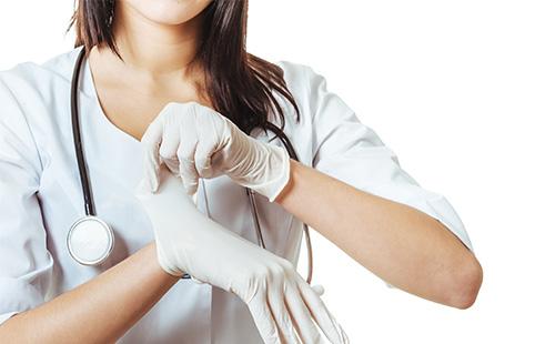 Doctor calls gloves