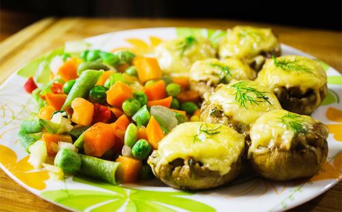 Baked Stuffed Mushrooms