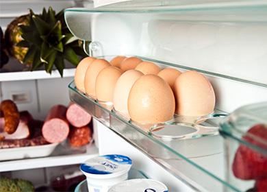 Eggs in the fridge