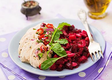 Venigret and chicken