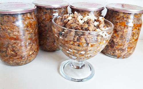 Canned Mushroom Caviar