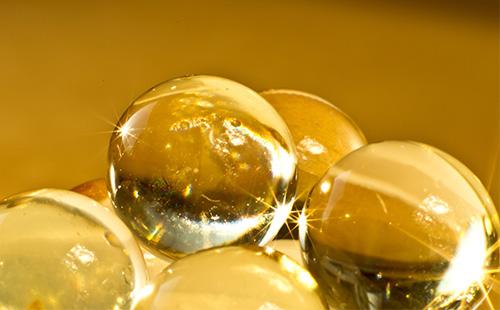 Vitamins in capsules