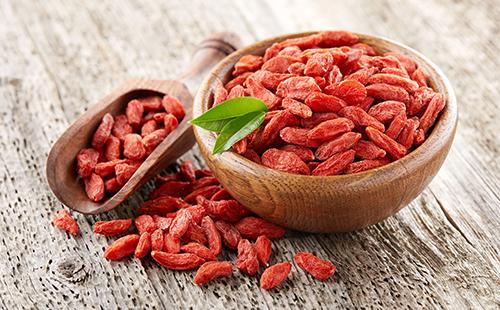 Dried goji berries