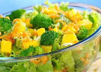 Vegetables in a plate