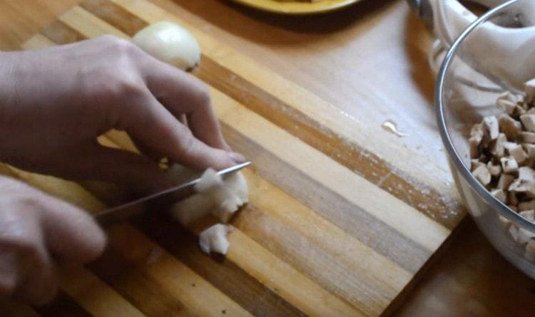 We also chop onions.