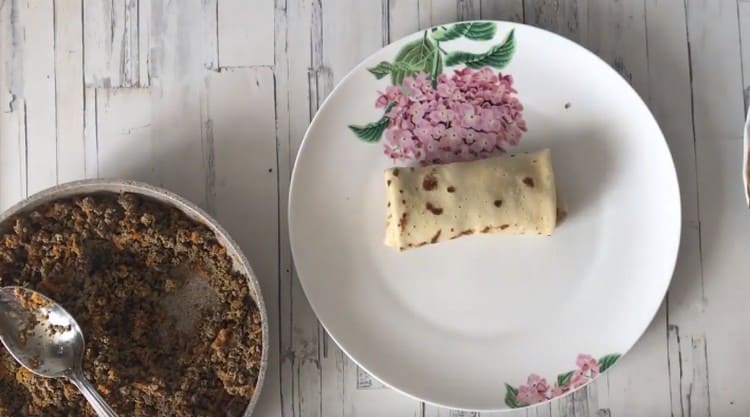 Prepare pancakes with liver according to our recipe with a photo, they will even fit the festive table.