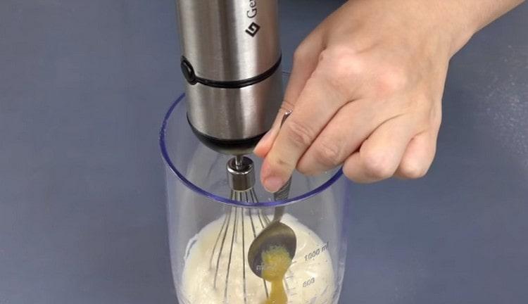 Add mustard, vinegar, spices.