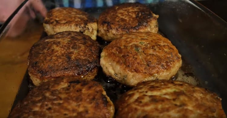 After the oven, the dish is ready to serve.