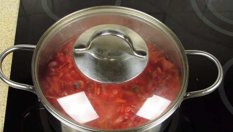 Ideally, the finished soup should be infused.