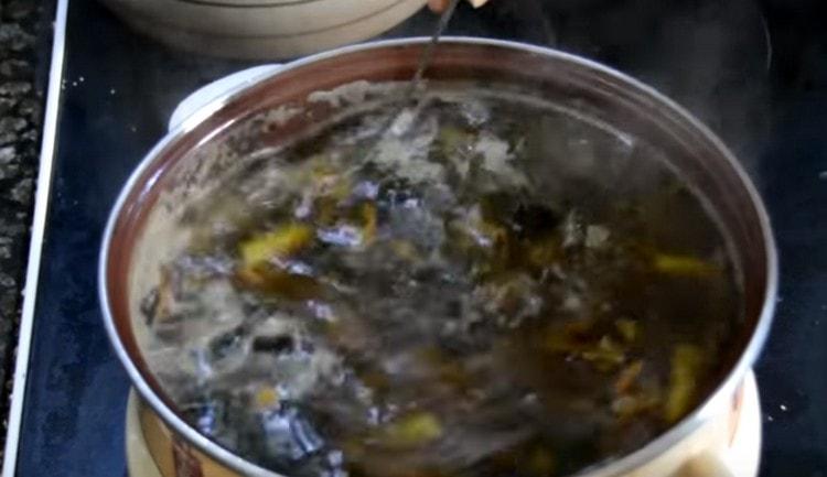 Such a soup should be infused.