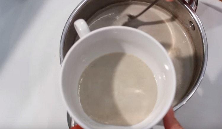 The dish is ready to serve.