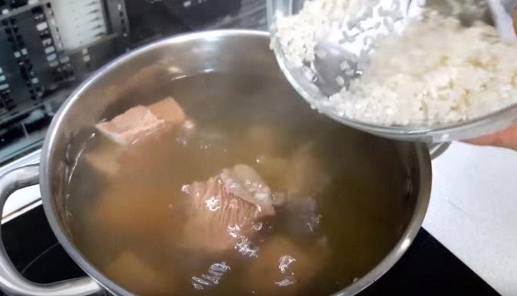 Add rice to the future soup.