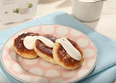 Delicate cheesecakes with banana and ricotta - fast and original