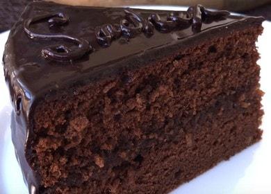 Gourmet Sacher Cake: recipe with photo step by step classic.