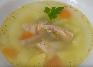 Fragrant salmon ear: a step by step recipe with a photo.