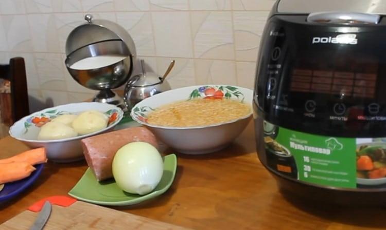 Peas must first be soaked.