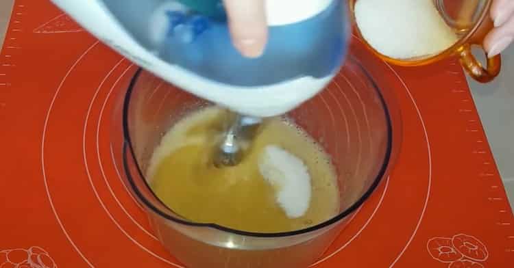 Cake (pie) Zebra on kefir according to a step by step recipe with photo