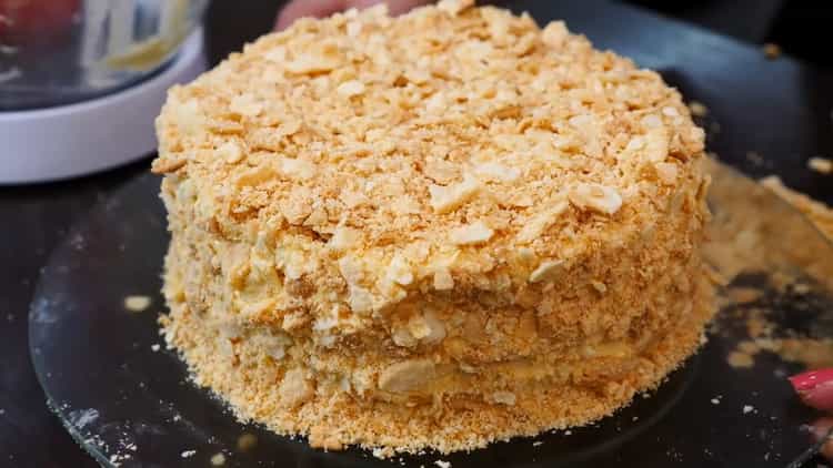 Custard Napoleon Cake - Very Tender and Simple