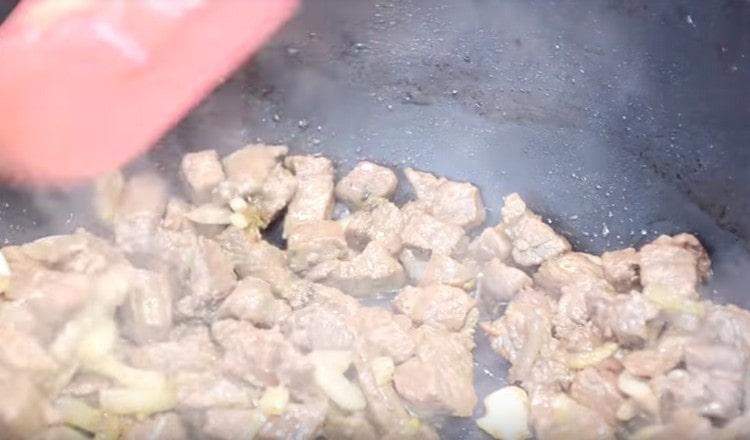 Salt and pepper the dish at this point.