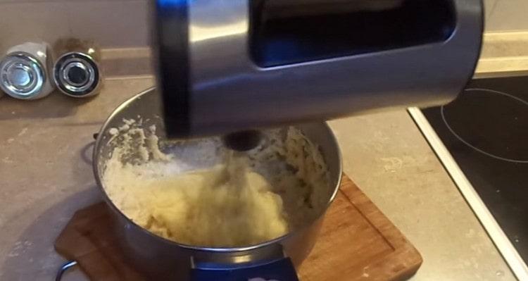 The mass should lighten, become soft.