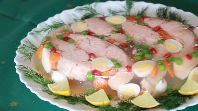 Jellied fish with gelatin step by step recipe with photo