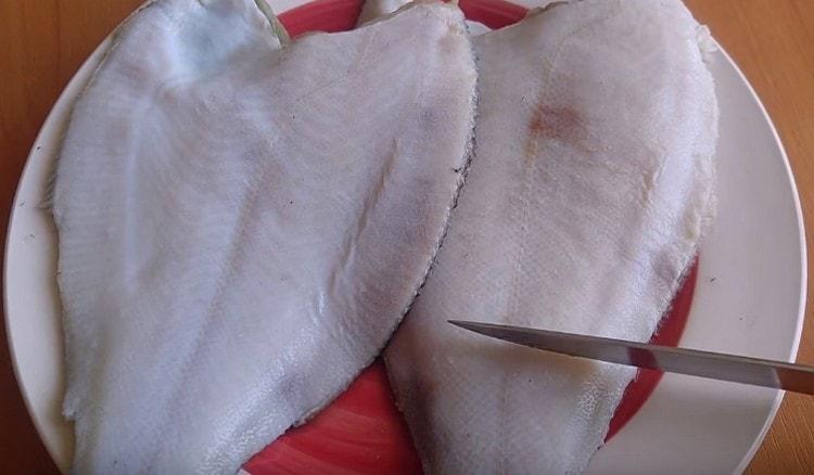 We cut each carcass into two halves.