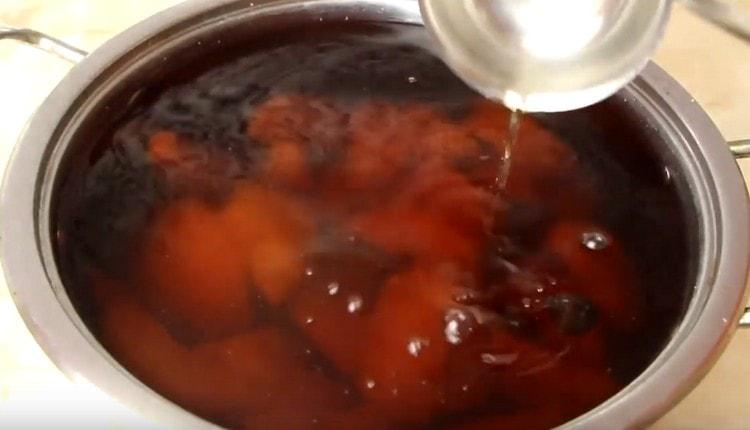 Compote should be infused for 3-4 hours.