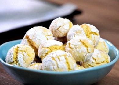 Lemon cookies - original and very tasty