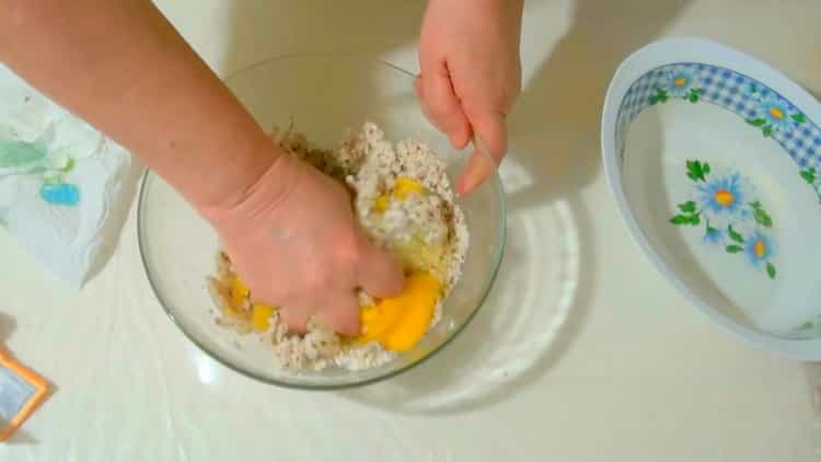 To make macaroons, mix the ingredients