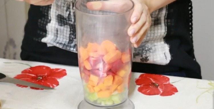 Last add chopped carrots.