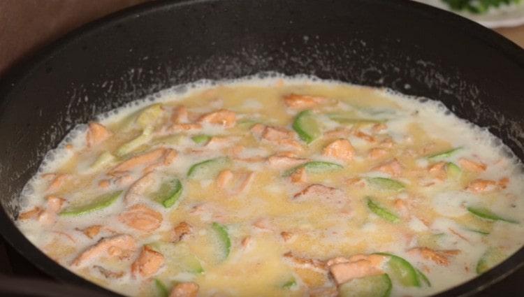 Add salt to the sauce to taste.