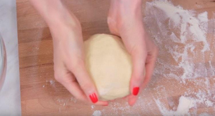 The dough should turn out smooth and not stick to your hands.