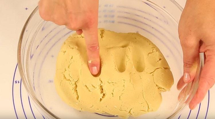 The dough should be soft and supple.