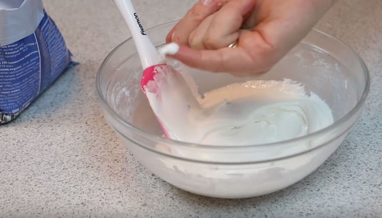 The icing should be thick and white.