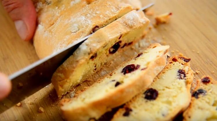 Carefully cut the workpiece into pieces.