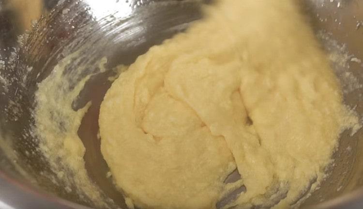 Grind the mass to lighten.